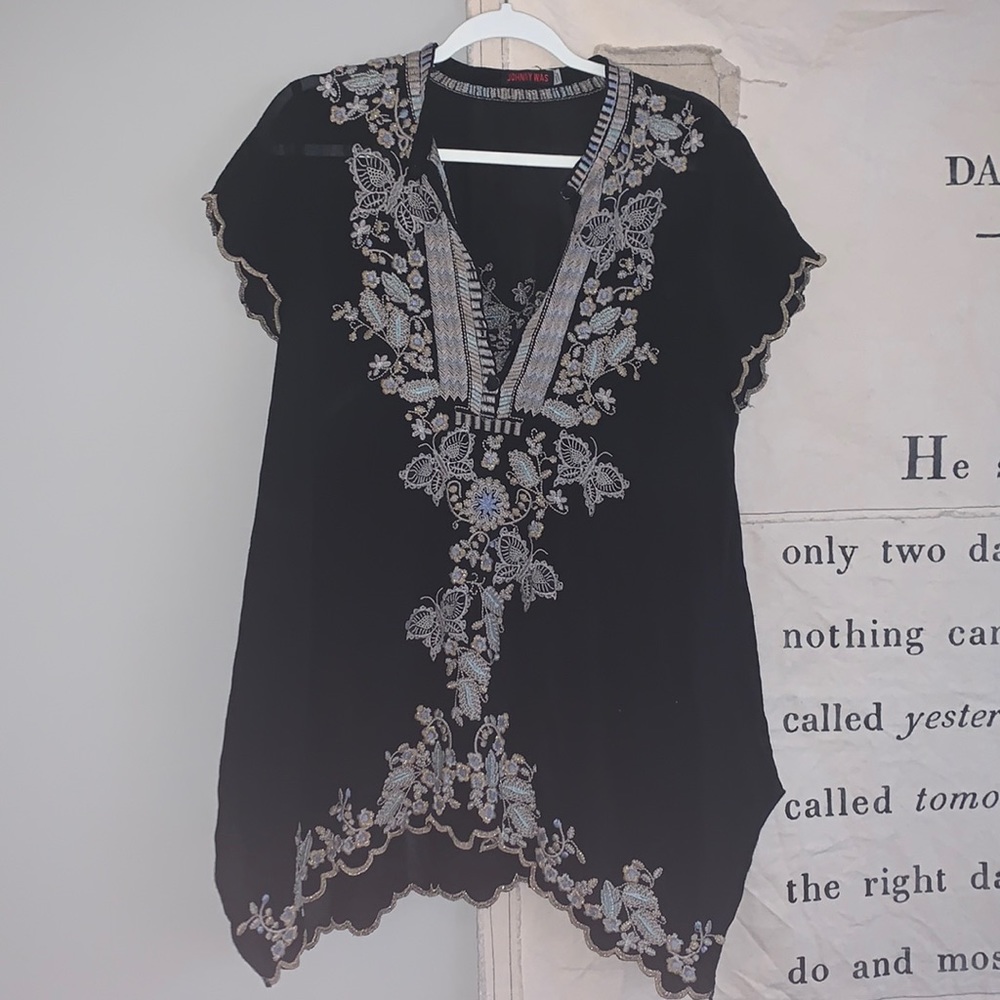 Johnny Was Embroidered Tunic